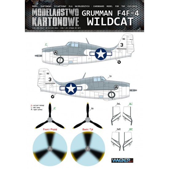GRUMMAN F4F-4 WILDCAT - 1/50