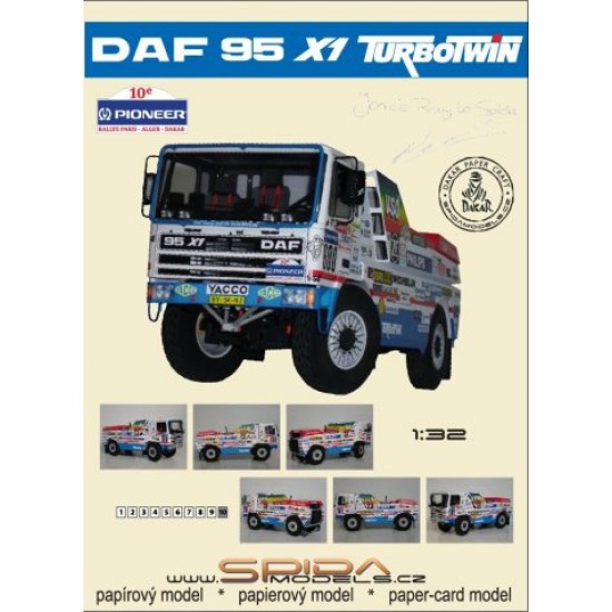 DAF 95 X1 TURBOTWIN, Dakar 1988 1/32