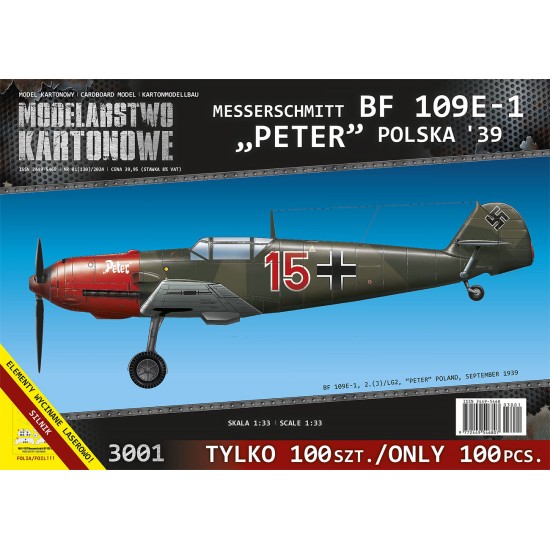 Messerschmitt Bf 109E-1, 2.(J)/LG2, “Peter”