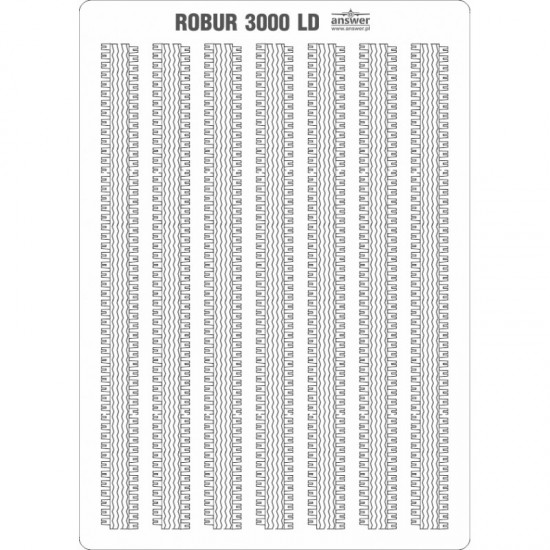 ROBUR LD 3000  -  bieżniki