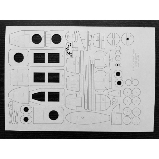 PAH-2/HAC TIGER - laserowo wycinane elementy