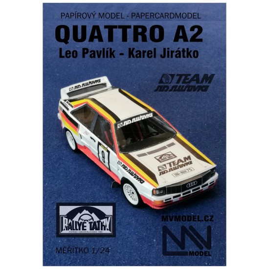 Audi Quattro A2  - Leo Pavlík - Rallye Tatry 1985