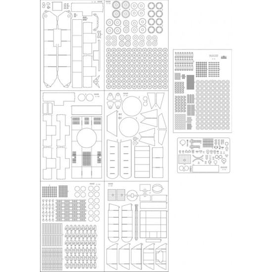 Pz.Kpfw. VIII MAUS - szkielet, detale