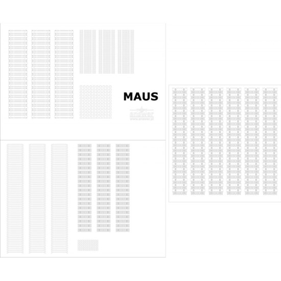 Pz.Kpfw. VIII MAUS - gąsienice wycinane laserowo.