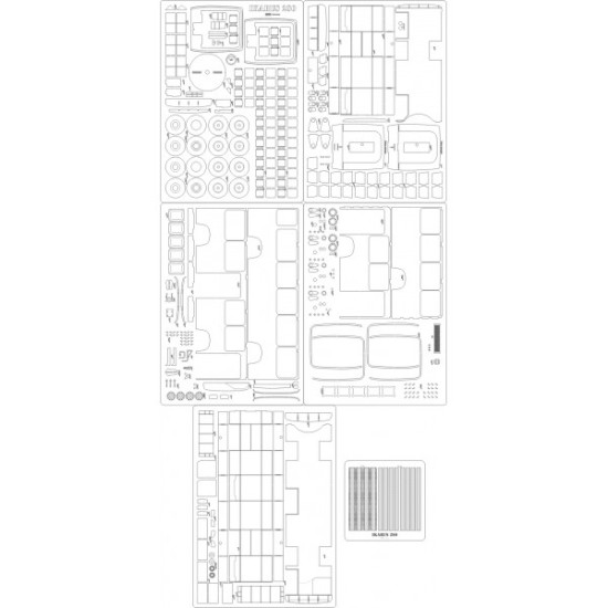 Ikarus 280 1:25 - szkielet, detale, bieżniki