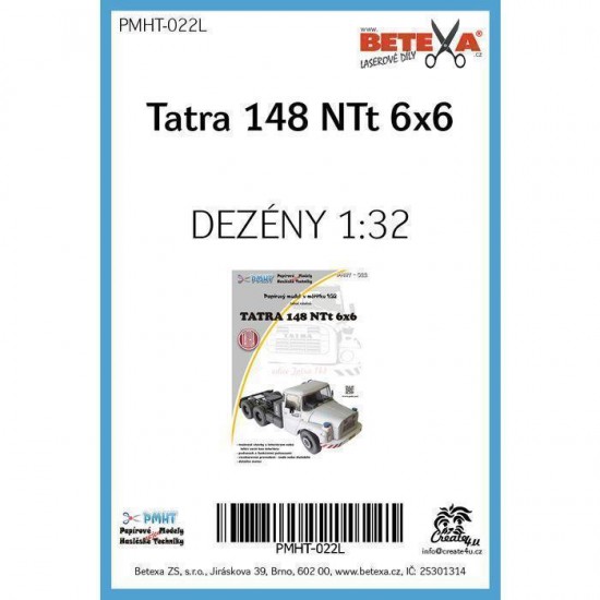 Tatra 148 NTt 6x6  - laserowo wycinane  bieżniki
