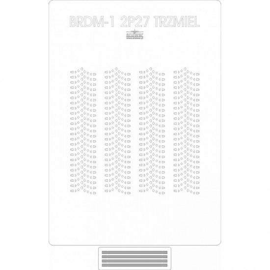 BRDM-1 2P27 Trzmiel - szkielet, detale