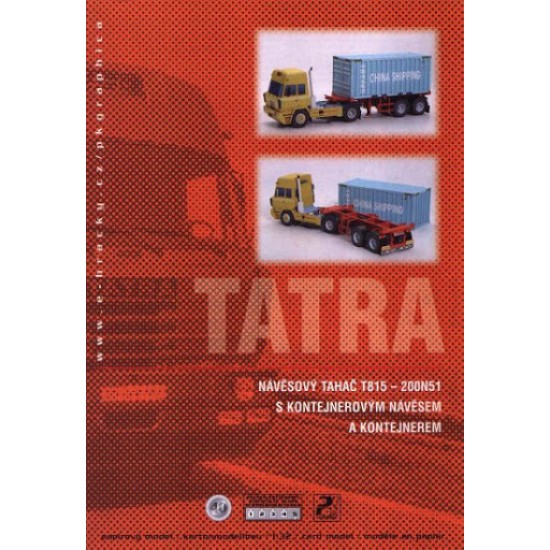 Tatra T815 - 200N51 z naczepą do przewozu kontenerów