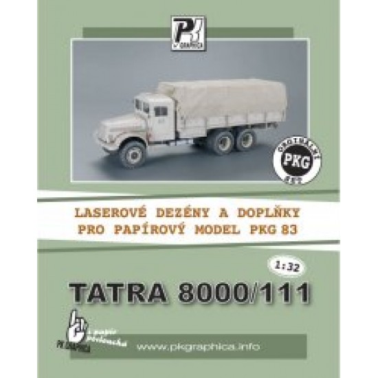 Tatra 8000/111 - laserowo wycinane bieżniki i detale