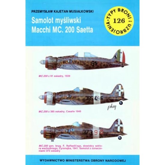 Samolot myśliwski Macchi MC. 200 Saetta