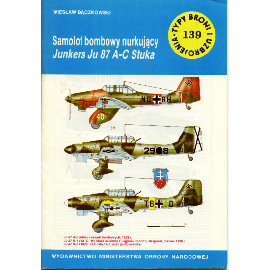 Samolot Junkers  Ju-87 A-C STUKA