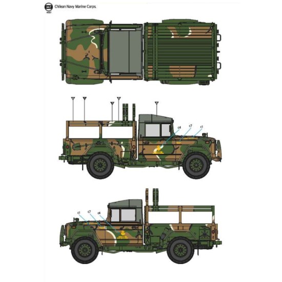 ROK Army K311A1 - 1¼ ton utility truck