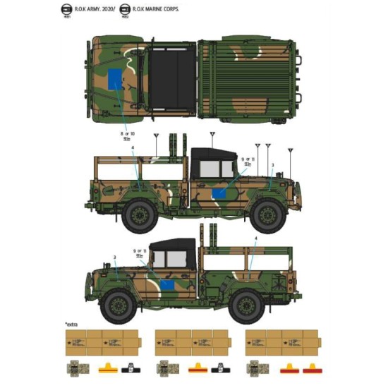 ROK Army K311A1 - 1¼ ton utility truck