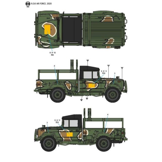 ROK Army K311A1 - 1¼ ton utility truck