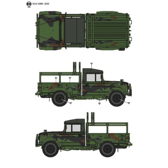 ROK Army K311A1 - 1¼ ton utility truck