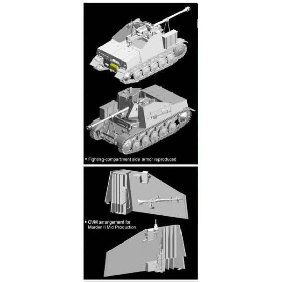 Panzerjäger II für Pak 40/2 Sd.Kfz.131 Marder II (Mid Production)