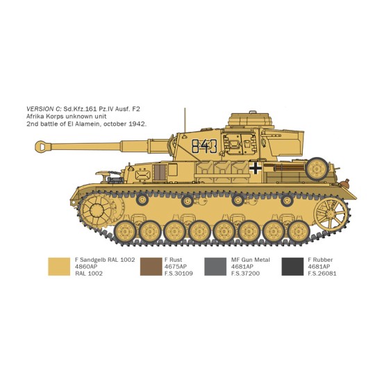 Pz. Kpfw. IV F1/F2/G with Afrika Korps Infantry