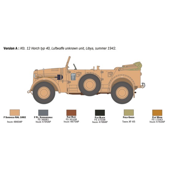 Kfz. 12 Horch 901 Typ 40 Fruhen Ausf.