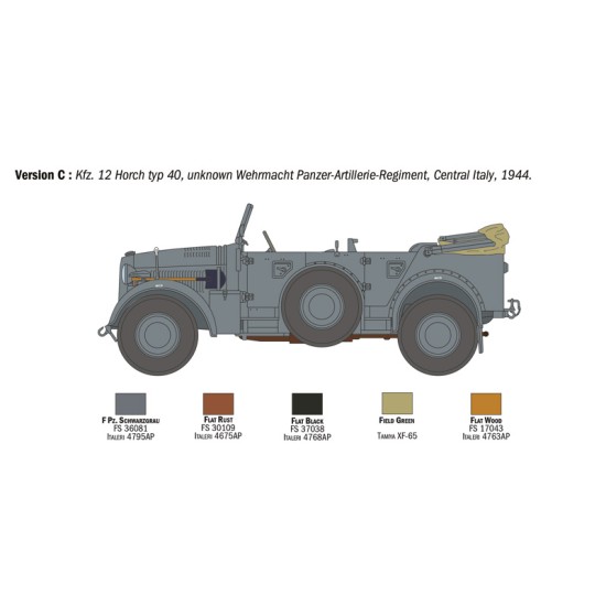 Kfz. 12 Horch 901 Typ 40 Fruhen Ausf.