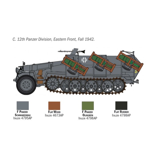 Sd. Kfz. 251/1 Wurfrahmen Stuka zu Fuss