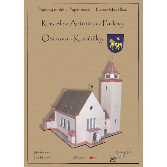 Ostrava-Kunčičky - Kościół św. Antoniego z Padwy