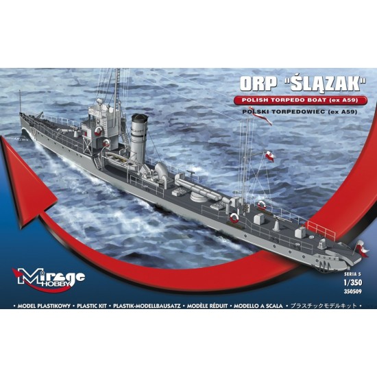 ORP ŚLĄZAK torpedowiec - 1/350