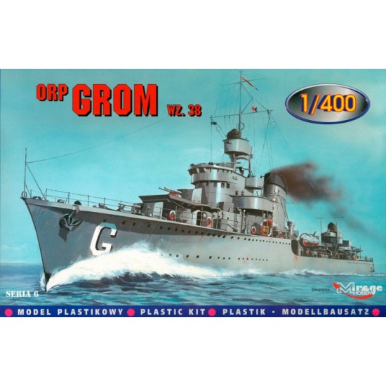 ORP GROM wz.38 niszczyciel - 1/400
