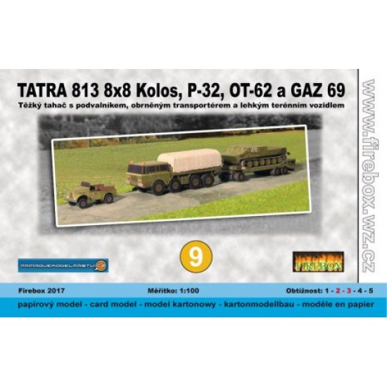 TATRA 813 8x8x Kolos, P-32, OT-62 i GAZ 69