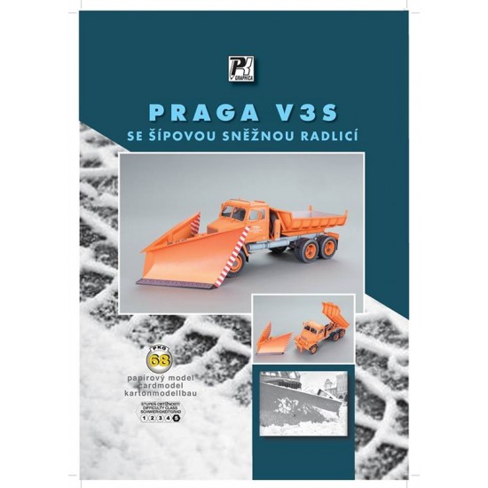 Praga V3S - pług