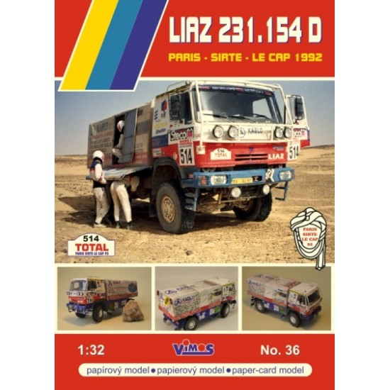 Liaz 231.154 D (Paris-Sirte-Le Cap 1992)