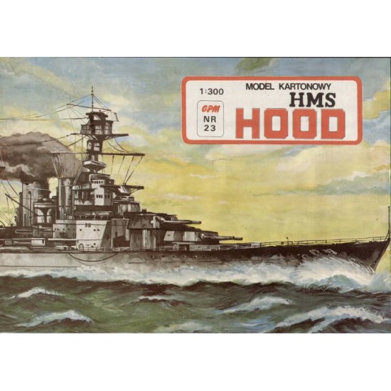 HMS HOOD 1/300