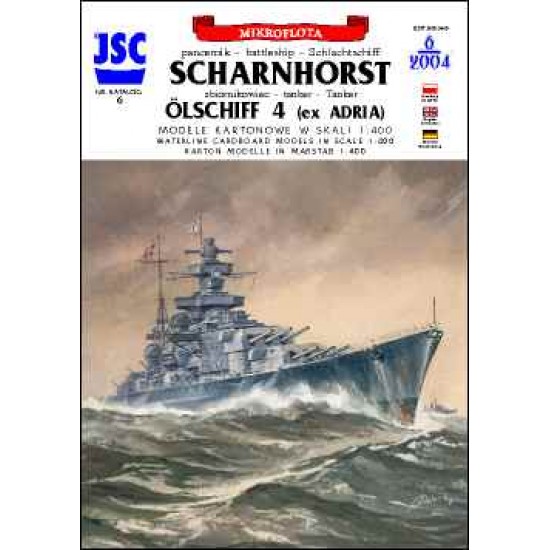 Niemiecki pancernik SCHARNHORST, zbiornikowiec ÖLSCHIFF 4 (ex ADRIA)