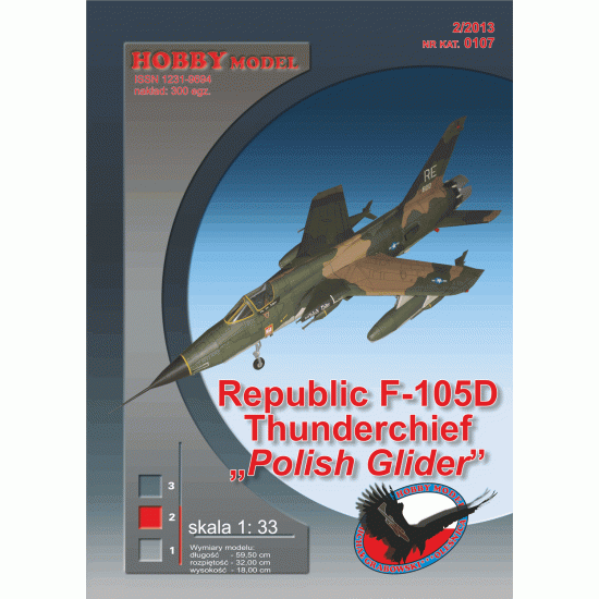 Republic F-105D Thunderchief Polish Glider