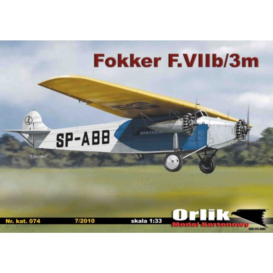 074. Samolot pasażerski Fokker F.VIIb/3m