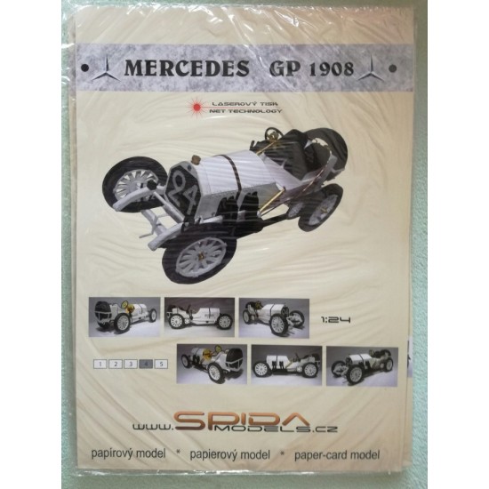MERCEDES GP 1908 skala 1/25