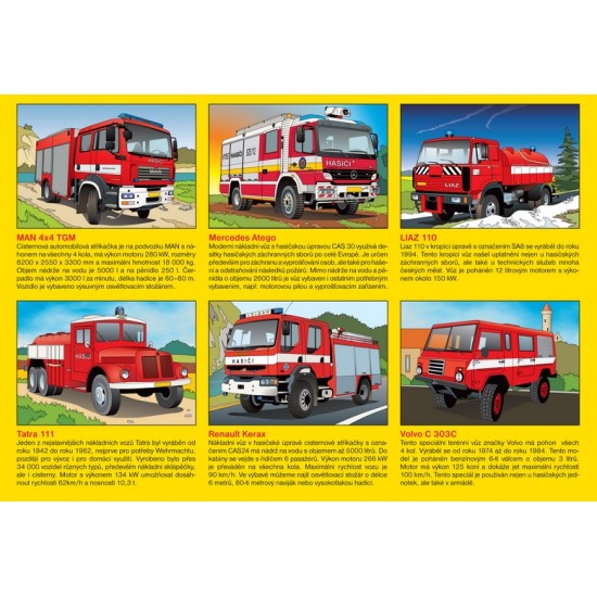 Malowanka - Samochody strażackie