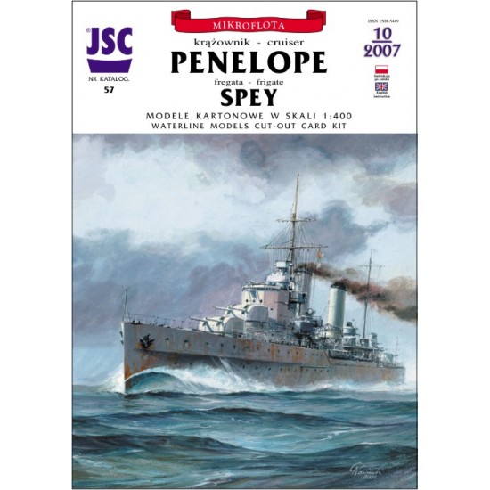 Brytyjski lekki krążownik PENELOPE, fregata SPEY, Sunderland