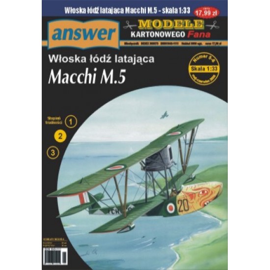 Włoska łódź latająca Macchi M.5 wydanie I