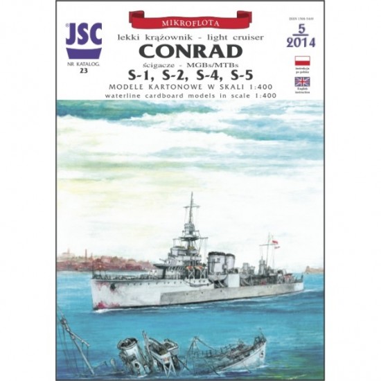 Polski lekki krążownik CONRAD i ścigacze S1, S2, S4, S5