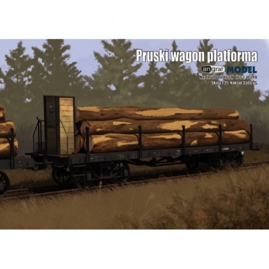 Pruski wagon platforma