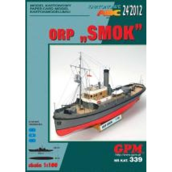 ORP SMOK + wręgi wycinane laserowo