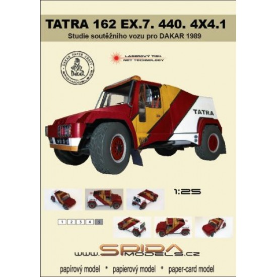 TATRA 162 EX.7. 440. 4X4.1 skala 1/25