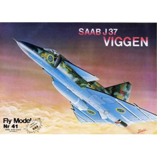 Saab J37 Viggen Fly Model 41