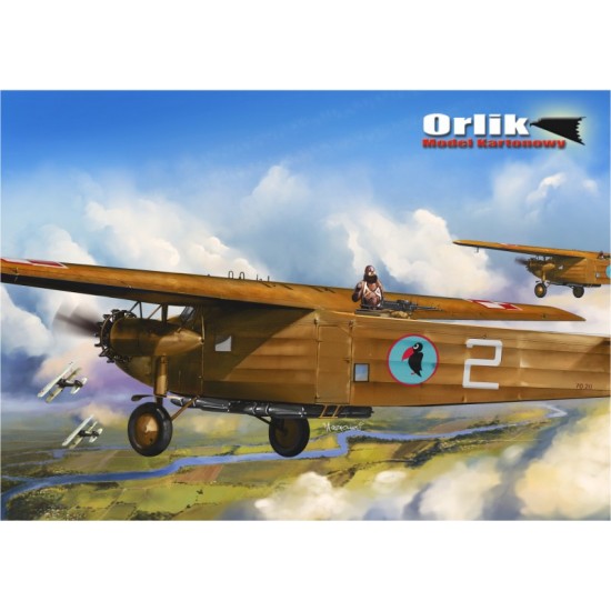 Kartka pocztowa - Fokker F.VII 3m  bomber